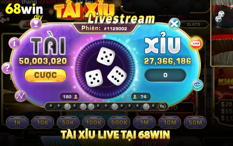 Tài Xỉu Live - Trải Nghiệm Xúc Xắc Săn Thưởng Lớn