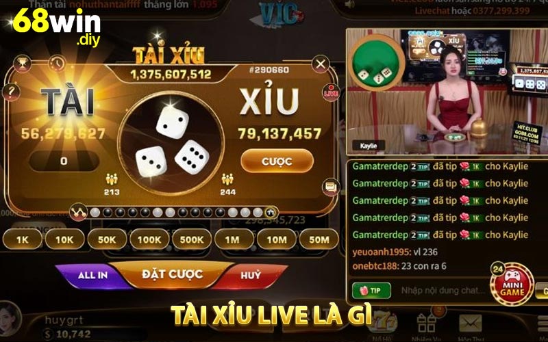 Tài xỉu live là gì? 